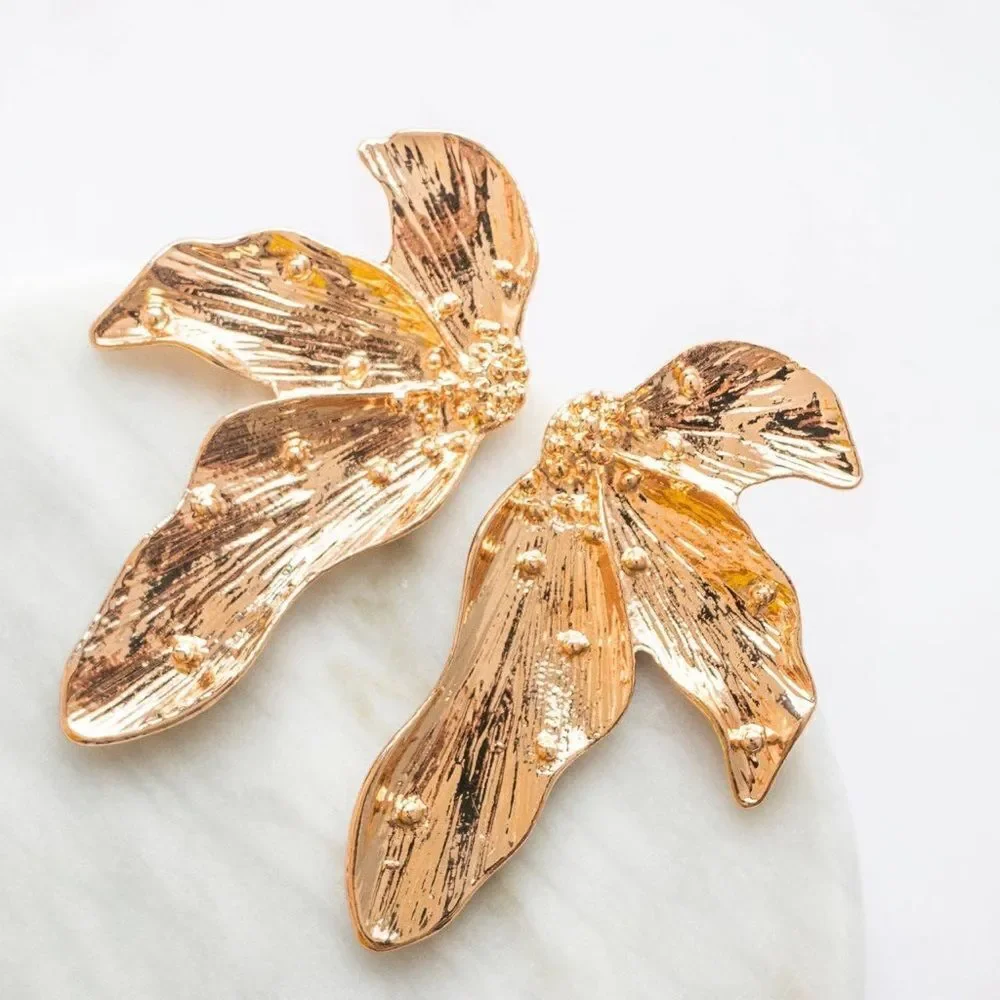 Flower earrings  #198